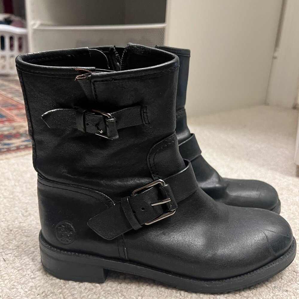 Tory Burch Brooke Boots Size 7 Black